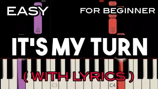 IT'S MY TURN ( LYRICS ) - DIANA ROSS | SLOW & EASY PIANO