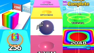 Jelly Runner 3D Number Game - leve 1 gameplay vs [MAX LEVELS] Ball Run 2048 vs Ball Run Infinity