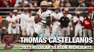 Thomas Castellanos 2023 Regular Season Highlights | Boston College QB