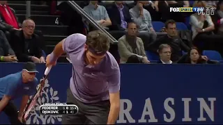 Roger Federer vs Novak Djokovic - Basel 2010 Final Highlights HD - Master Class Encounter