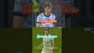 Thomas Müller vs kelvin De bruyne #1vs1 #debate #football #thomasmuller #debruyne #foryou #viral