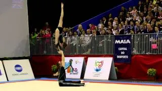 FIG Acro World Cup 2013 Maia - GBR MxP Sen Balance - Franks and Rogers