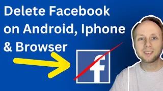 How To Permanently Delete Facebook Account on Android | Iphone | Browser - Under 5 Minutes (2024)