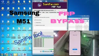 Samsung M51 frp lock || SamFw tool ||