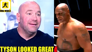 MMA Community react to the return of Mike Tyson against Roy Jones Jr. in an exhibition bout,Dana