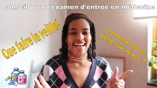 EXAMEN D'ENTRÉE DE MÉDECINE: que faire à l'approche de l'examen?