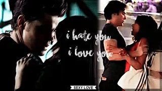 Stefan/Elena + Bonnie/Damon|| I hate you, I love you