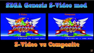 Sega Genesis S-Video mod -How do the games look compared to composite video-Retro Games and Consoles