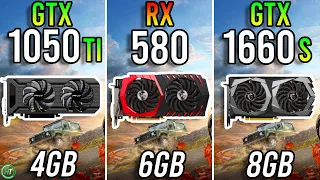 GTX 1050 Ti vs RX 580 8GB vs GTX 1660 Super