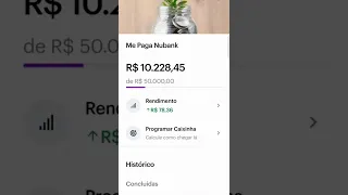 Quanto o Nubank me pagou por deixar 10 mil reais por 30 dias na conta? 100% CDI #shorts