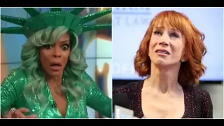 Trump hating comedian, Kathy Griffin faints on stage & says "This ones for you Wendy Williams.