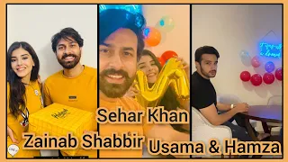 Sehar Khan•Zainab Shabbir• Usama Khan•get-together