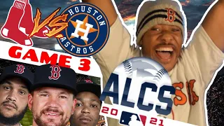 RED SOX vs ASTROS | ALCS GAME 3 RED SOX FAN REACTION | [THE RED SOX ARE HOT BABY]