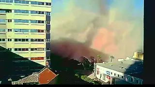 Guardian Eye Lite footage of the Tulip Hotel demolition