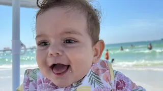 PRIMEIRA VEZ DA REBECCA NA PRAIA- FLÁVIA CALINA