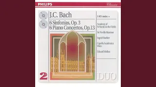 J.C. Bach: Symphony, Op. 3 , No. 1 In D Major - 1. Allegro con spirito