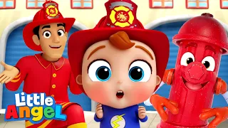 Fire Safety With Baby John | Little Angel Nursery Rhymes and Kids Songs