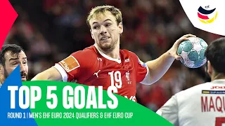 Top 5 Goals | Round 1 | Men's EHF EURO 2024 Qualifiers & Cup