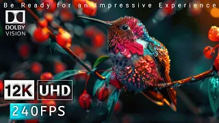 12K HDR 120fps Dolby Vision 🌿 Wildlife in 2024 (EXTREME COLORS)