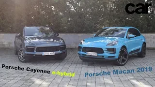 Porsche Macan 2019 y Porsche Cayenne e-hybrid | Prueba / Test / Review en español / Revista Car