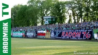 Broń Radom - Radomiak Radom. Doping kibiców zielonych. Derby 2011/2012.