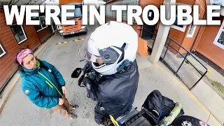 TROUBLE at the Chilean Border!  🇨🇱 (Motorcycle RTW) [S3 - E36]