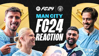 Man City REACT to FC24 Ratings! 🤯 | Haaland, Grealish, Alvarez