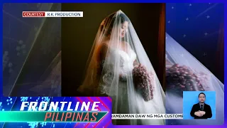 Sibuyas bridal bouquet sa isang wedding, viral! | Frontline Pilipinas