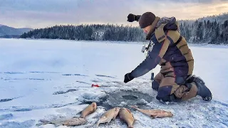 ЛЕСКА ТРЕЩИТ ЛОПАТЫ ДАВЯТ!!! ПРИЕХАЛИ НА РЫБАЛКУ НА ТОНКИЙ ЛЁД!