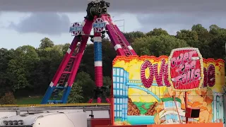 Nottingham Goose Fair 2023 - another construction update - Tue 26th Sept