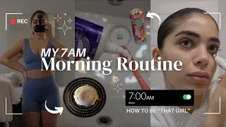 7AM "IT GIRL" morning routine ౨ৎ (healthy habits, productivity, realistic)