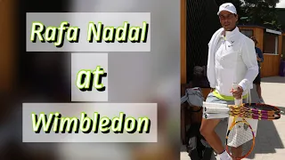 Rafa Nadal at Wimbledon 2022