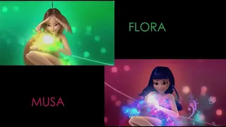 Winx Club - 3D Sirenix Reused Animation Comparison