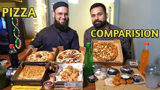FOOD CHALLENGE | WHICH IS THE BEST PIZZA IN TOWN? PAPA JOHNS VS DOMINO'S  VS NY212 PIZZA