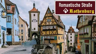 Романтическая дорога Германии. Сказочный #Ротенбург | Romantische Straße. Rothenburg ob der Tauber.