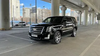 🔥Продан🔥Cadillac Escalade 2016 года с пробегом 114 тыс км. Цена 5 млн. 30 марта 2024 г.