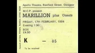 Marillion Live At The Glasgow Apollo (1984)