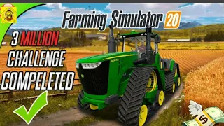 3 Million Dollar Challenge Completed | Farming Simulator 20 Timelapse gameplay,fs20