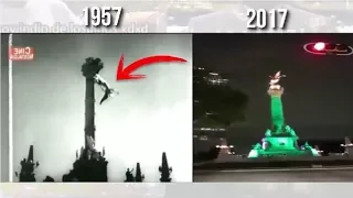 Earthquake 1957 VS 2017 - The Fall of the Angel of Independence