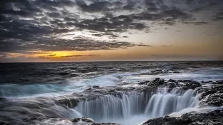 4K Ultra HD Waterfall Relaxation Video With Water Sounds And With Romantic Music