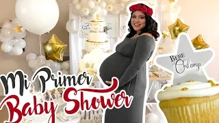 El BABY SHOWER de MIS SUEÑOS + REGALOS + JUEGOS + COMIDA Y MÁS!