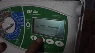 how to clear all programs on a ESP Me Rainbird timer and program it from scratch