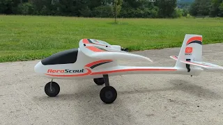 First Flight with my First RC Airplane | HobbyZone Aeroscout
