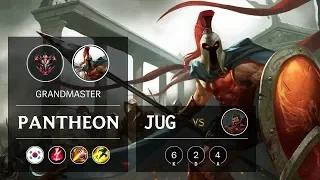 Pantheon Jungle vs Graves - KR Grandmaster Patch 9.10