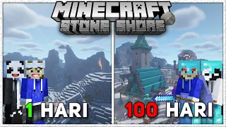 100 Hari Di Minecraft 1.17 Tapi STONE SHORE ONLY