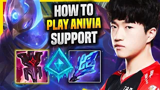 LEARN HOW TO PLAY ANIVIA SUPPORT LIKE A PRO! - T1 Keria Plays Anivia Support vs Renata! |