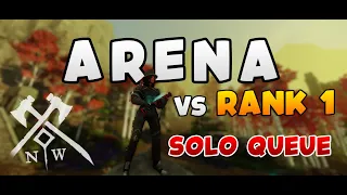 SOLO QUEUE VS RANK 1 ARENA | New World PvP