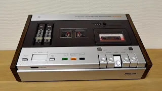 Philips Stereo Cassette Recorder N2509 - Vintage HiFi