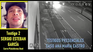 Nuevos testigos caso Ana Maria Castro, hablaron con Mateo quienes aseguran que fue lanzada del carro