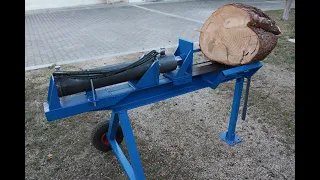 spaccalegna DIY (homemade log splitter)